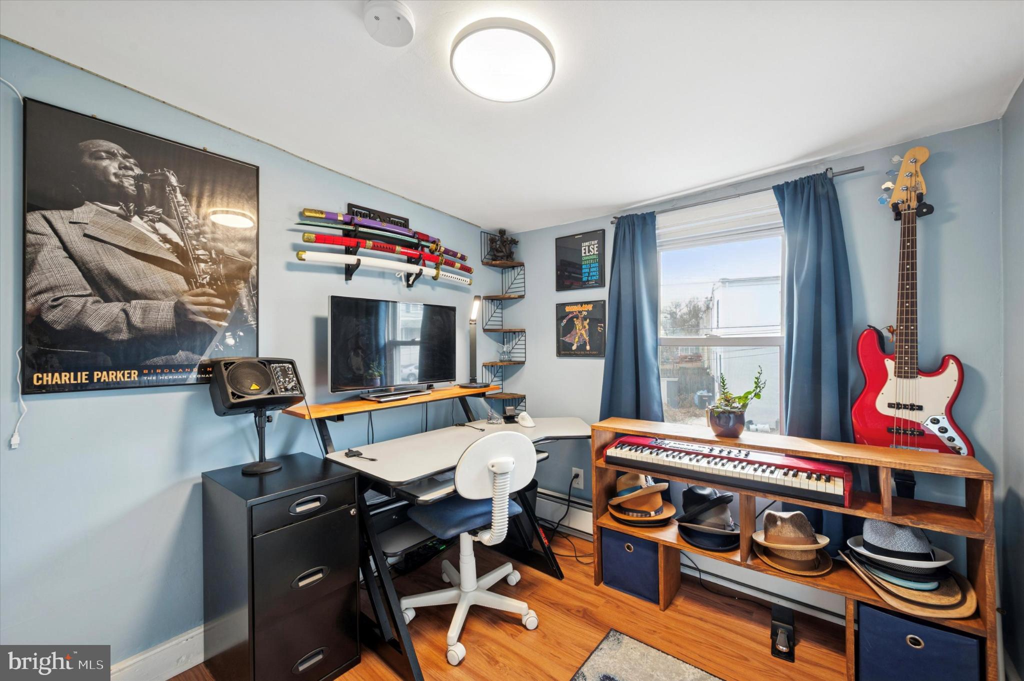 407 Emerald Street Media, PA 19063 - Photo 14 of 15 Creative music-inspired workspace with vibrant ...