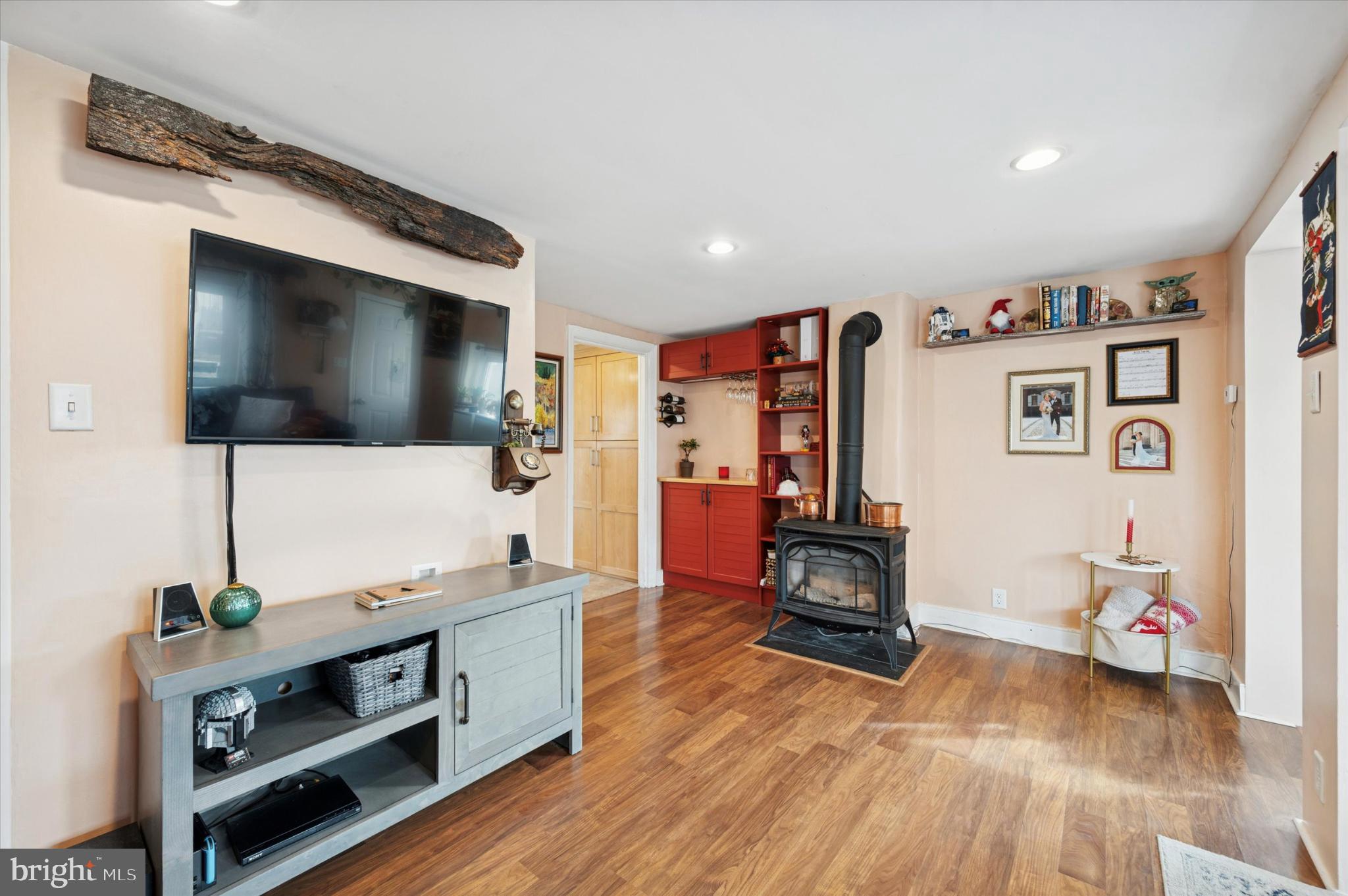 407 Emerald Street Media, PA 19063 - Photo 6 of 15 Cozy living space with rustic charm.