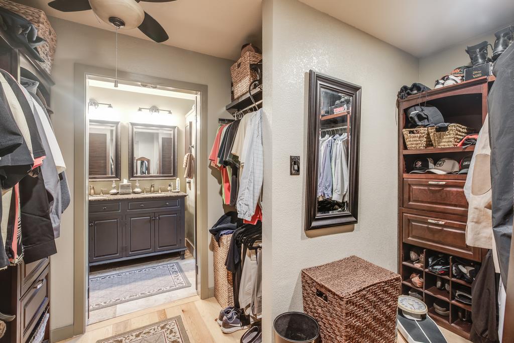 10640 La Corte Lane Gilroy, CA 95020 - Photo 14 of 29 a view of walk in closet with clothes and shoes