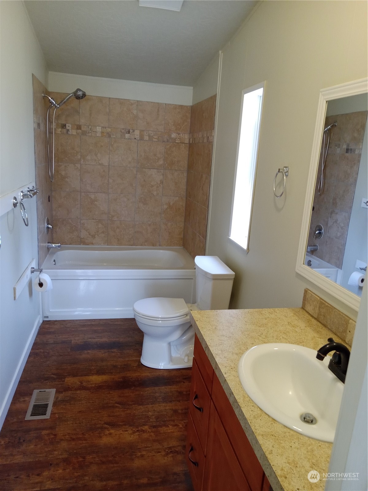 19721 Carper Road Southwest Rochester, WA 98579 - Photo 6 of 9 a bathroom with a sink and a mirror