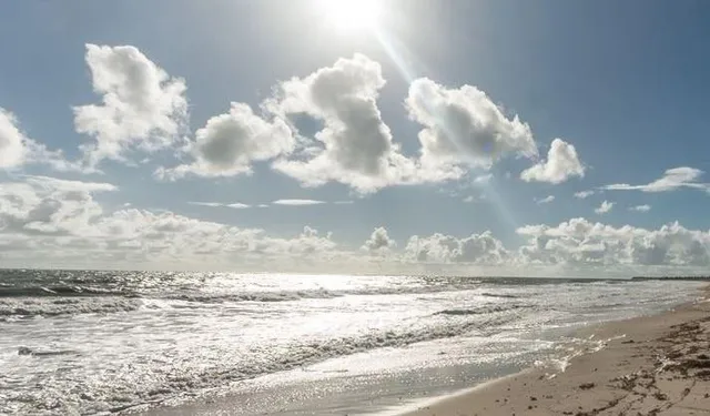 a view of ocean view with beach