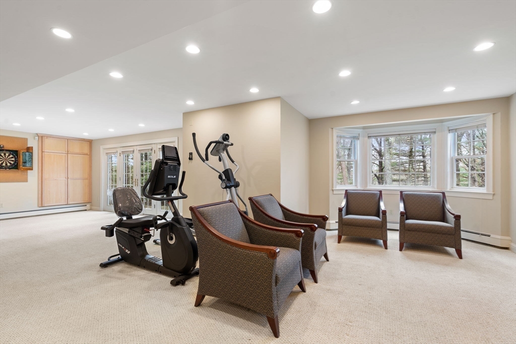 5 Powisset Street Dover, MA 02030 - Photo 30 of 41 a view of a room with gym equipment