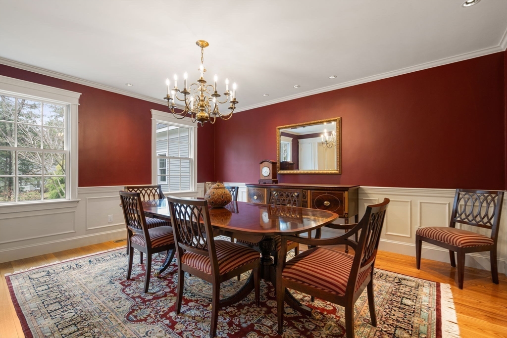 5 Powisset Street Dover, MA 02030 - Photo 8 of 41 a view of a dining room with furniture and window