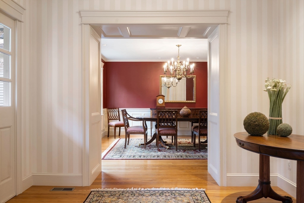 5 Powisset Street Dover, MA 02030 - Photo 9 of 41 a view of a dining room with furniture and wooden floor