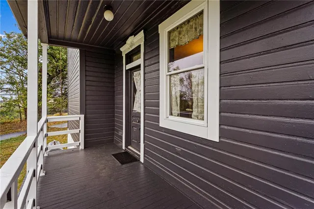 a view of outdoor space and deck