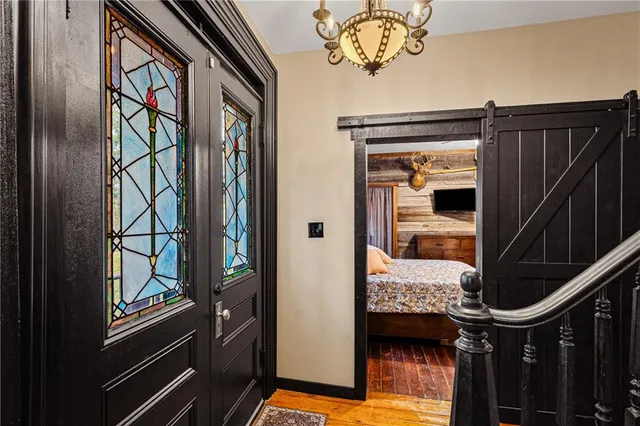 a view of an entryway