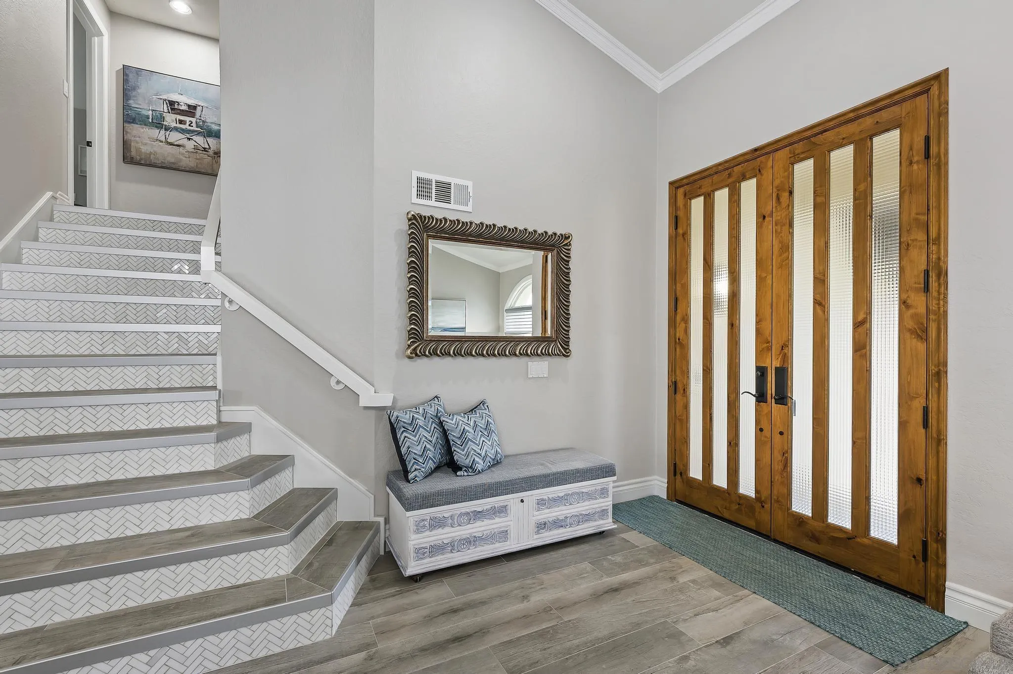 1672 Buttercup Road Encinitas, CA 92024 - Photo 4 of 53 a view of entryway and hall with wooden floor