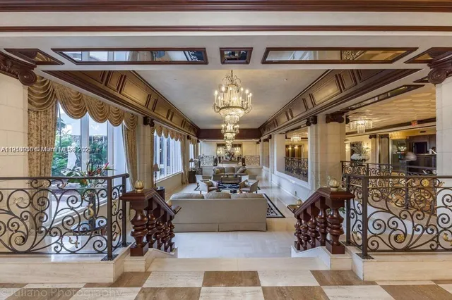 a view of a hallway with a glass door