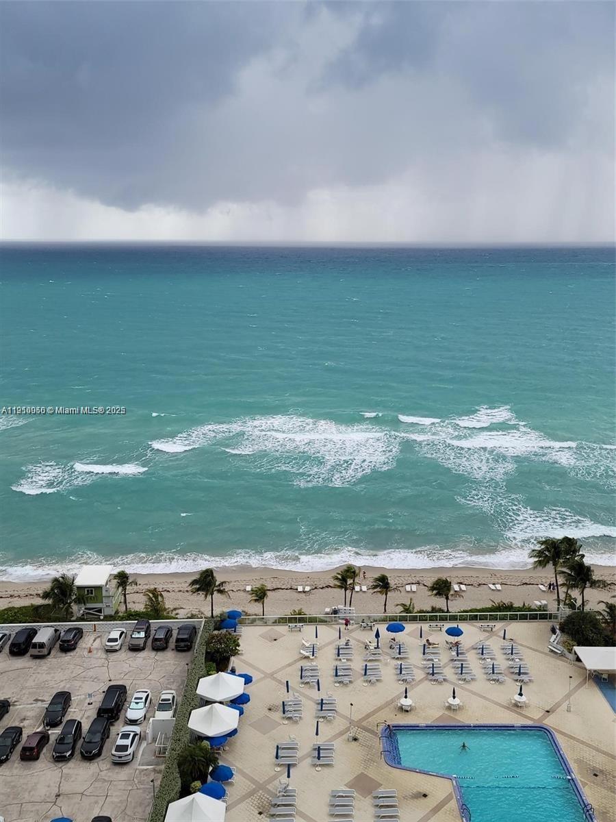 2030 South Ocean Drive, Unit 1815 Hallandale Beach, FL 33009 - Photo 3 of 20 a view of outdoor space with ocean view