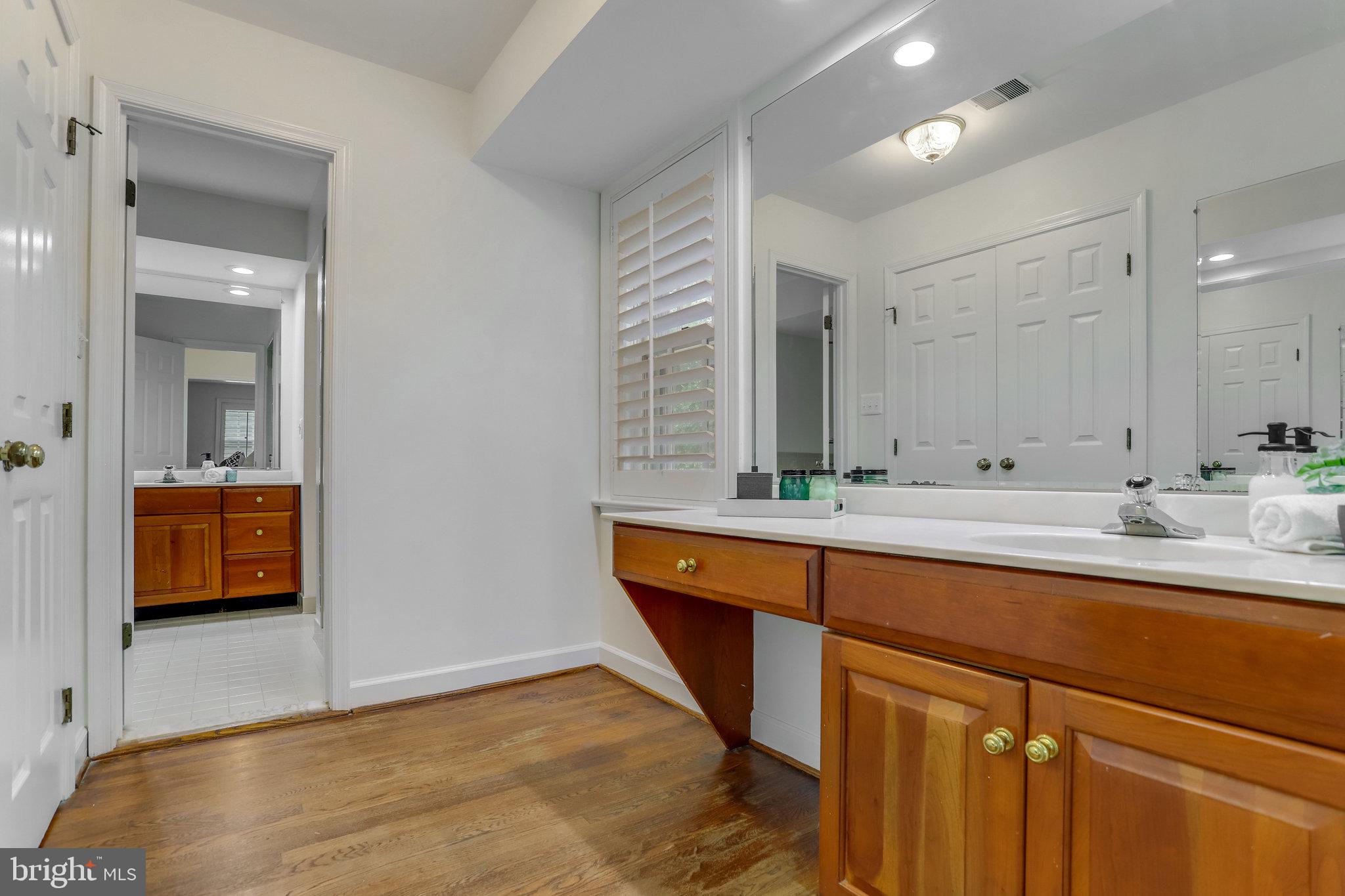 2644 North Glebe Road Arlington, VA 22207 - Photo 34 of 45 Vanity area; 1 of 2 sinks in the primary bath