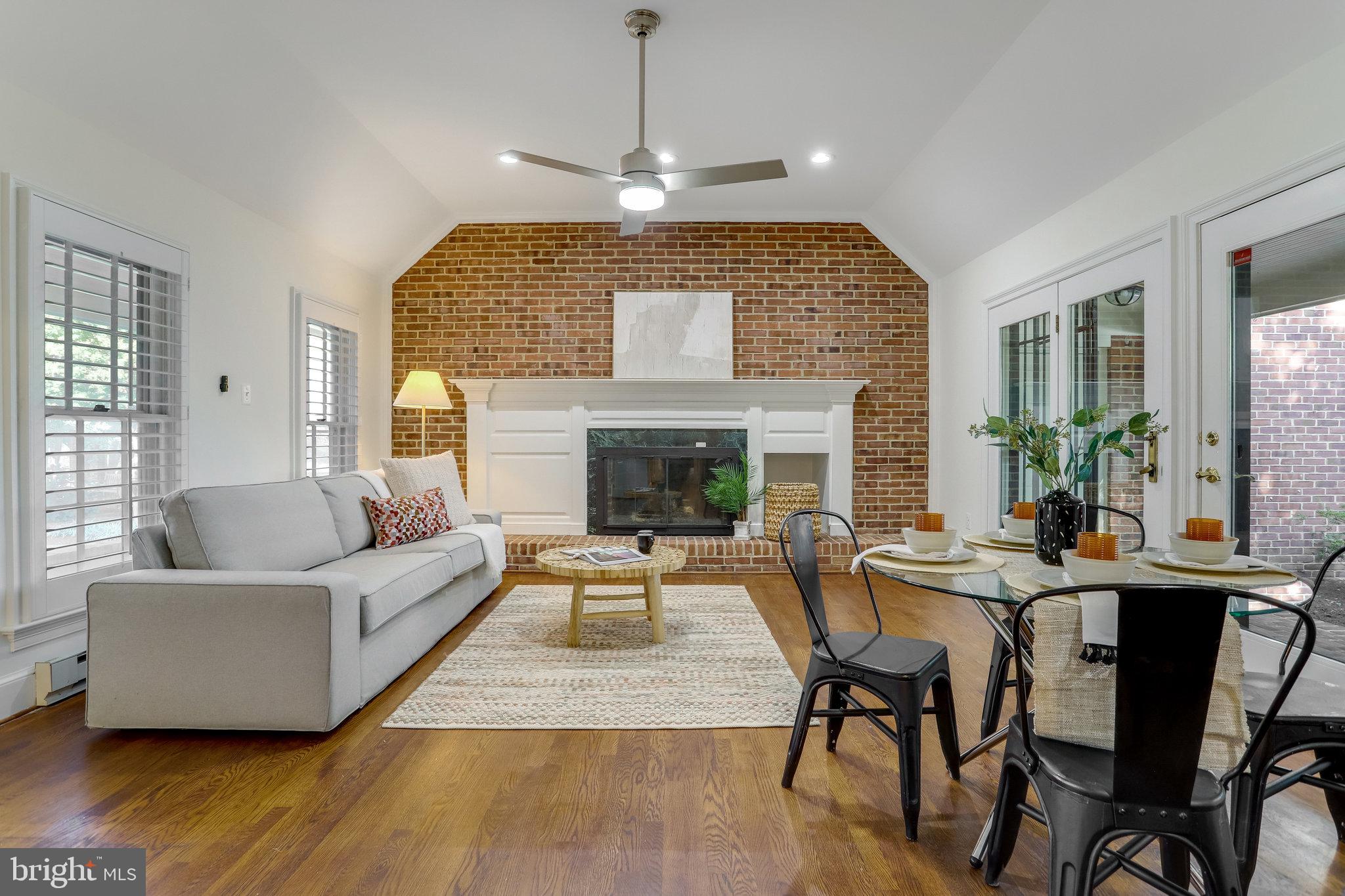2644 North Glebe Road Arlington, VA 22207 - Photo 6 of 45 Family Room w raised hearth