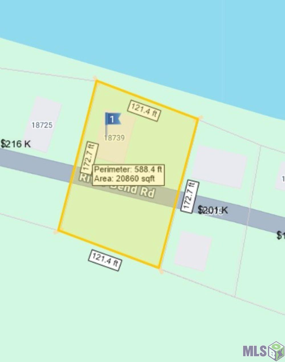 18739 River Bend Road Maurepas, LA 70449 - Photo 1 of 1 MLS Map