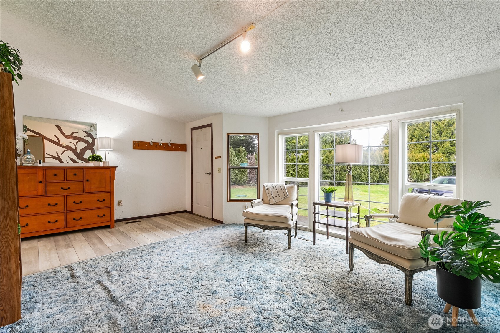 3191 Creasey Road Custer, WA 98240 - Photo 19 of 36 a living room with furniture and a gate