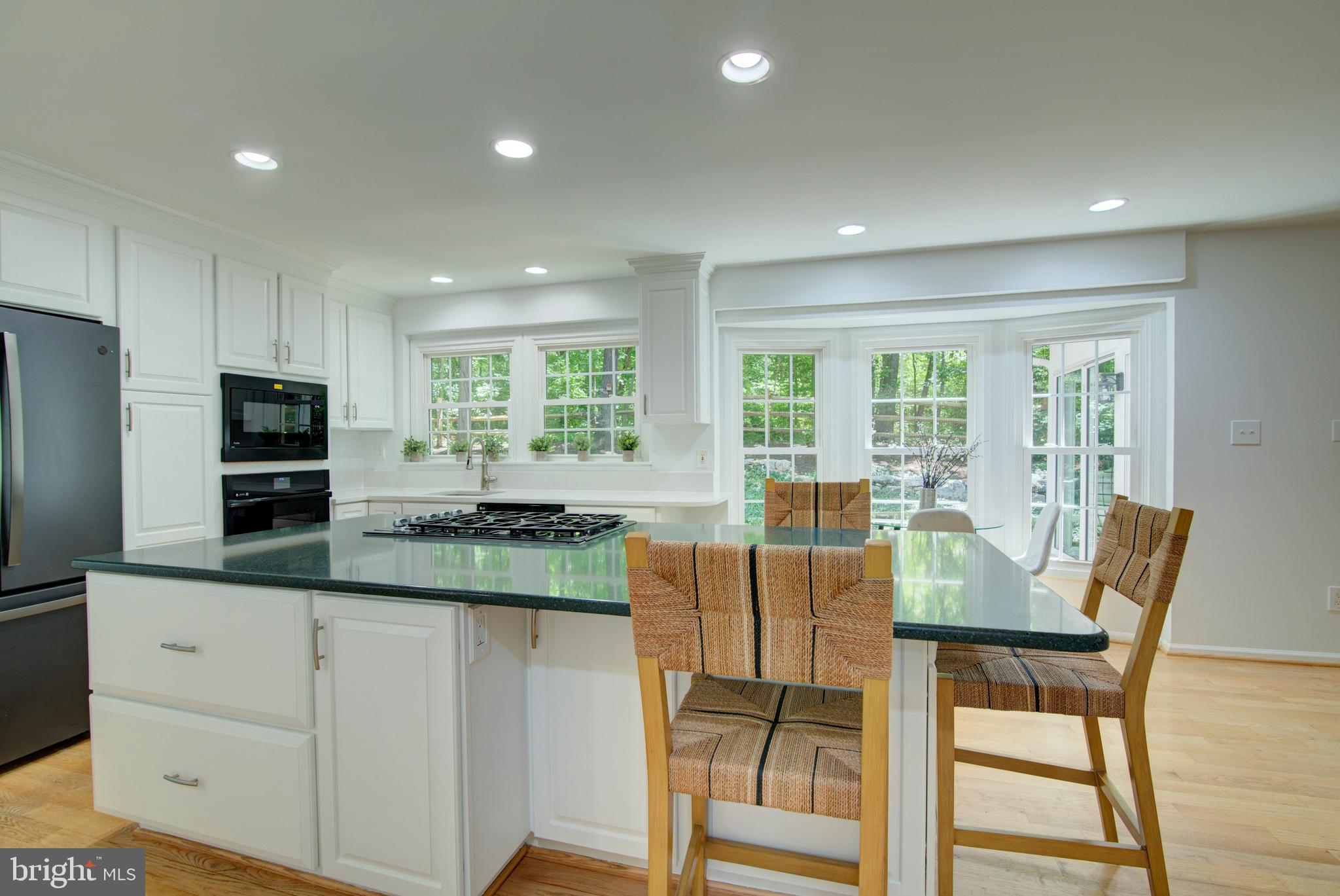 12029 Lake Newport Road Reston, VA 20194 - Photo 6 of 30 Updated White Kitchen with Quartz Counters