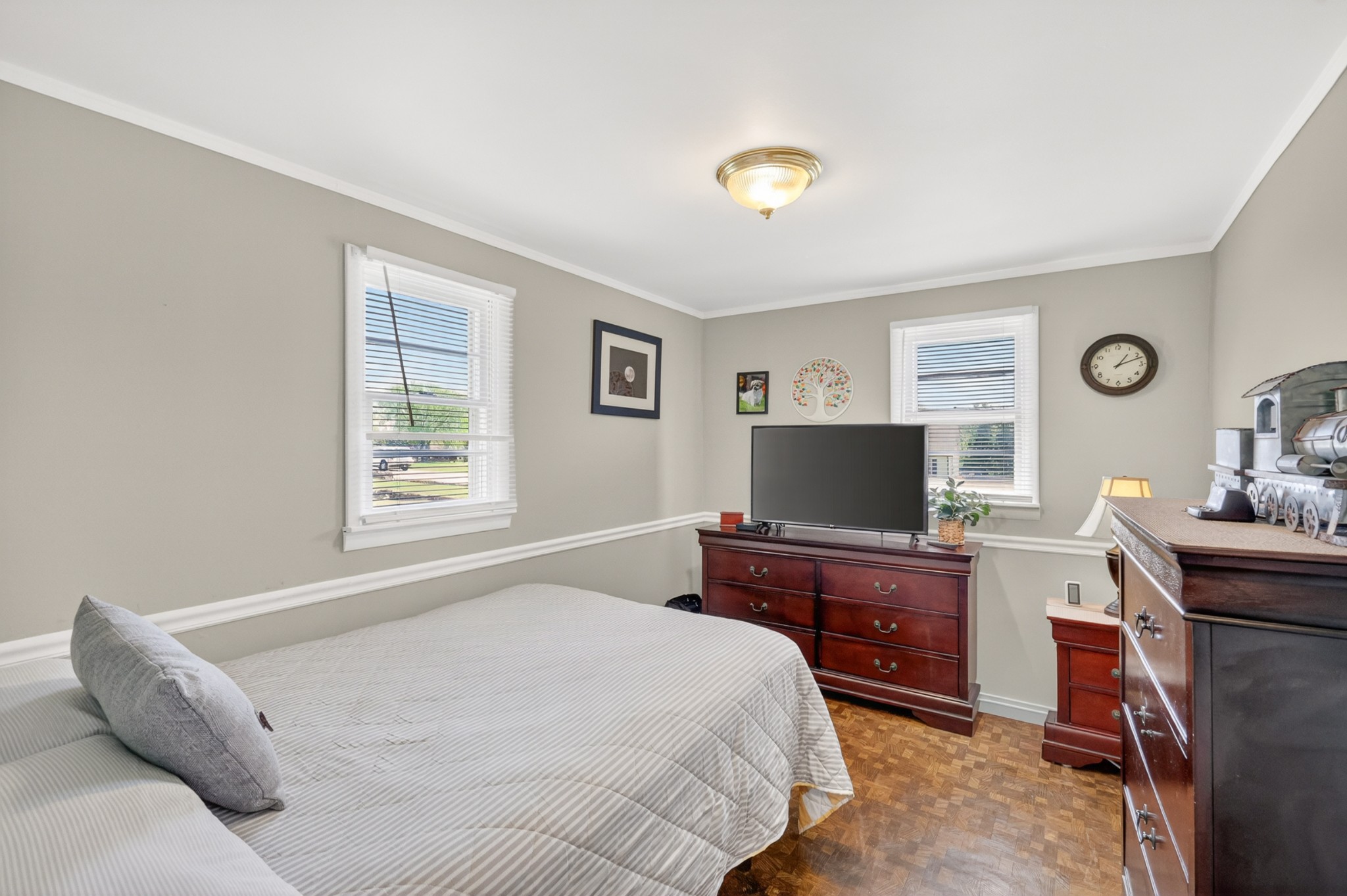 233 Rucker Road Murfreesboro, TN 37127 - Photo 18 of 43 a bedroom with a bed and a flat screen tv