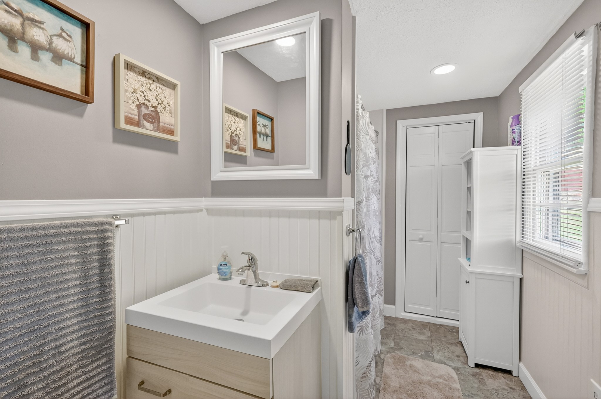 233 Rucker Road Murfreesboro, TN 37127 - Photo 19 of 43 a bathroom with a sink and a mirror