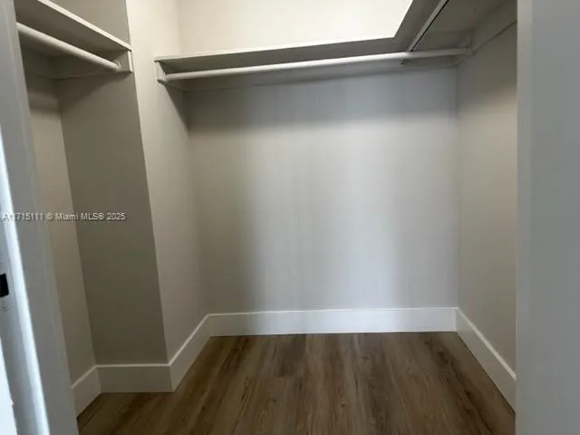 a empty walk in closet