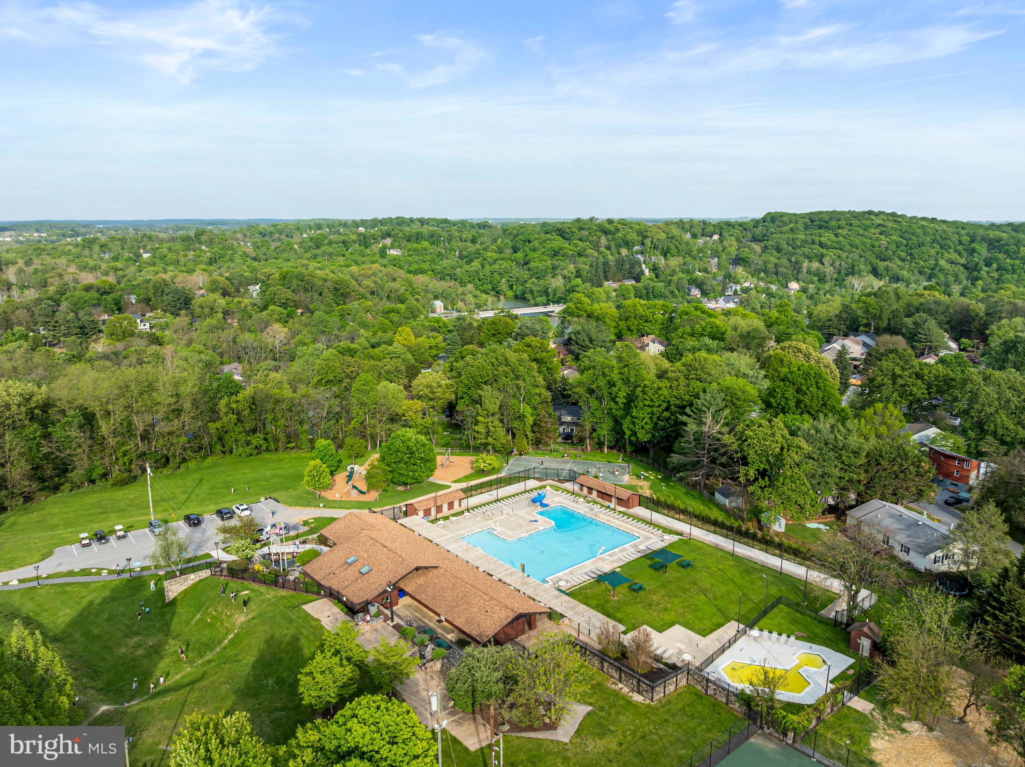 10490 Lakeridge Court New Market, MD 21774 - Photo 59 of 79 an aerial view of residential houses with outdoor space and trees