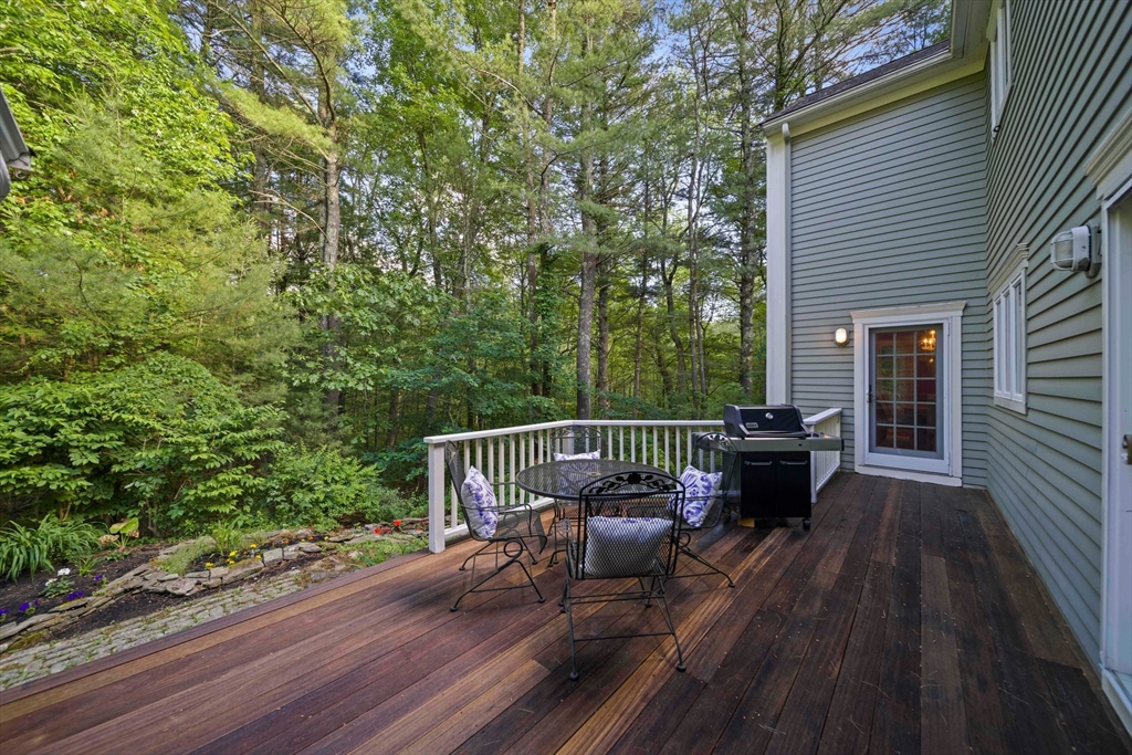 155 Pine Street Medfield, MA 02052 - Photo 29 of 40 a view of balcony with wooden floor and outdoor seating