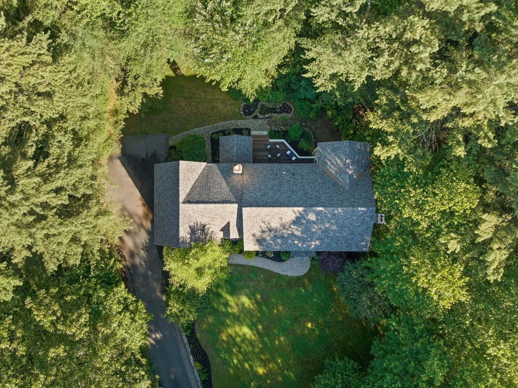 155 Pine Street Medfield, MA 02052 - Photo 34 of 40 an aerial view of a house with a yard