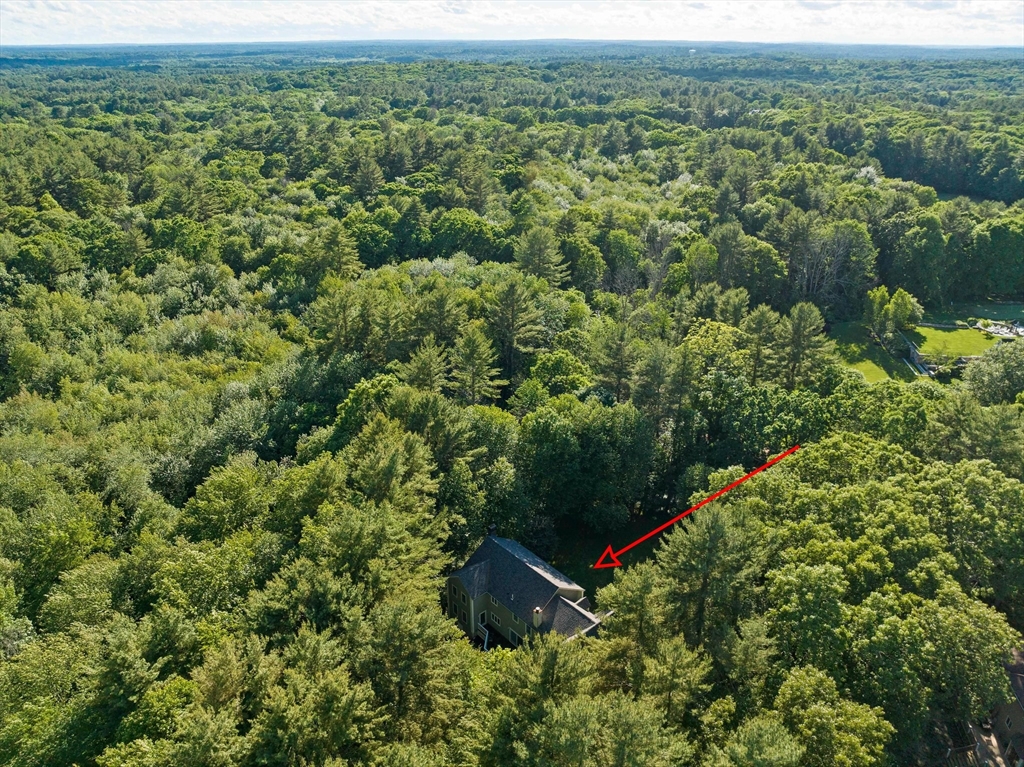 155 Pine Street Medfield, MA 02052 - Photo 37 of 40 an aerial view of a house with yard