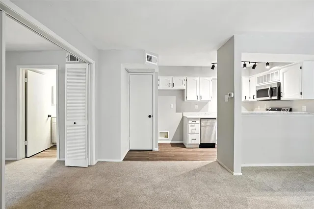 a view of front door