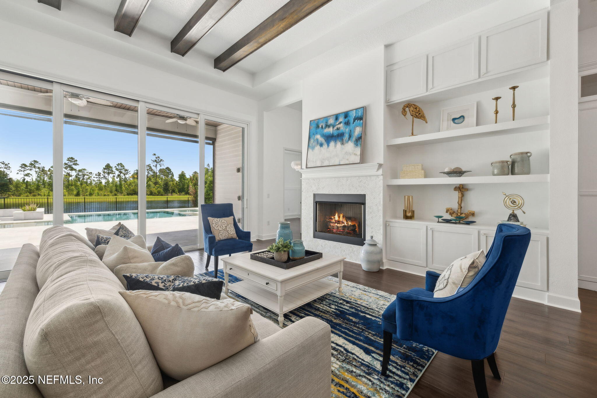 97 Marquesa Circle St. Johns, FL 32259 - Photo 11 of 86 a living room with furniture and a fireplace