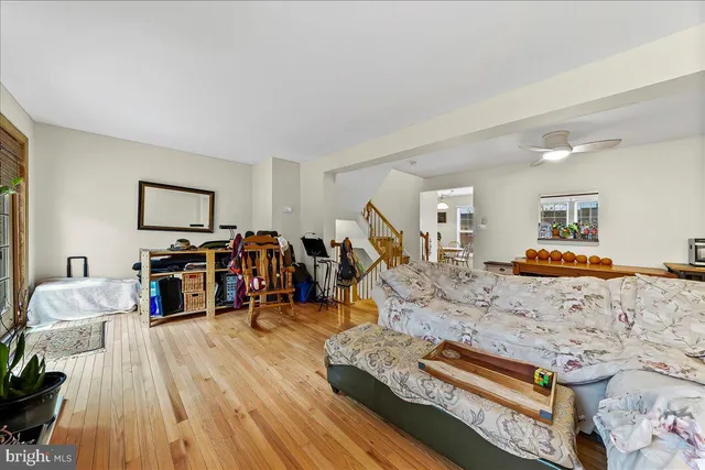 a picture of a bench in front of a door