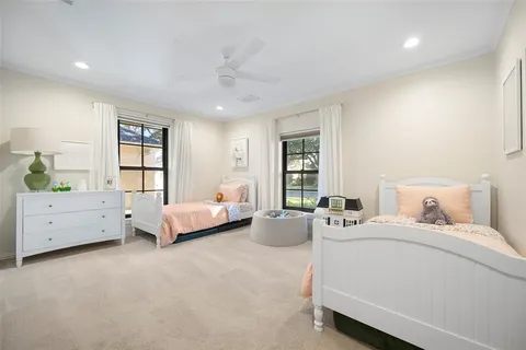 a room with a bed and a couch