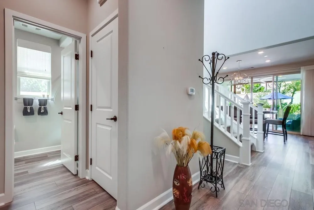 1933 Pascal Court Escondido, CA 92026 - Photo 3 of 52 a view of entryway with wooden floor