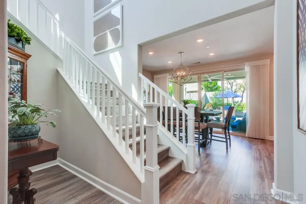 1933 Pascal Court Escondido, CA 92026 - Photo 4 of 52 a view of entryway and hall with wooden floor