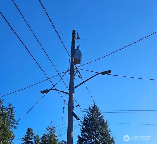 a view of a swimming pool with a yard