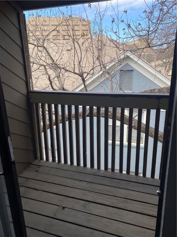 612 Park Place, Unit 303 Austin, TX 78705 - Photo 19 of 26 a view of wooden fence