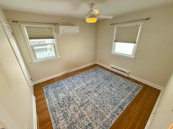 view of an empty room with a window