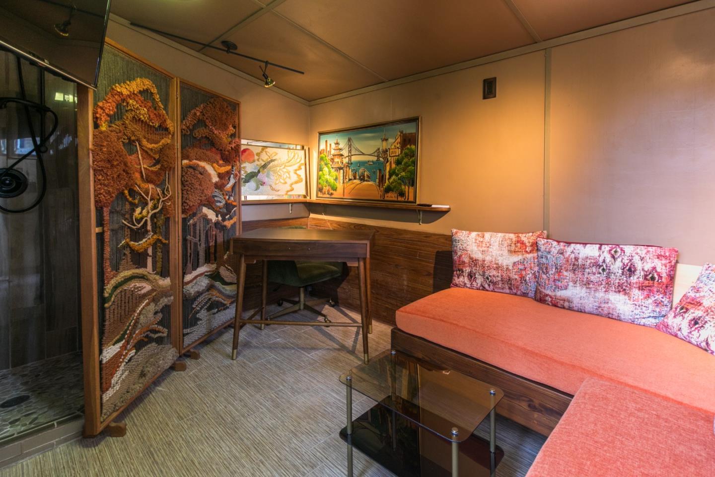708 Coast Range Drive Scotts Valley, CA 95066 - Photo 35 of 37 a living room with furniture a rug and a window