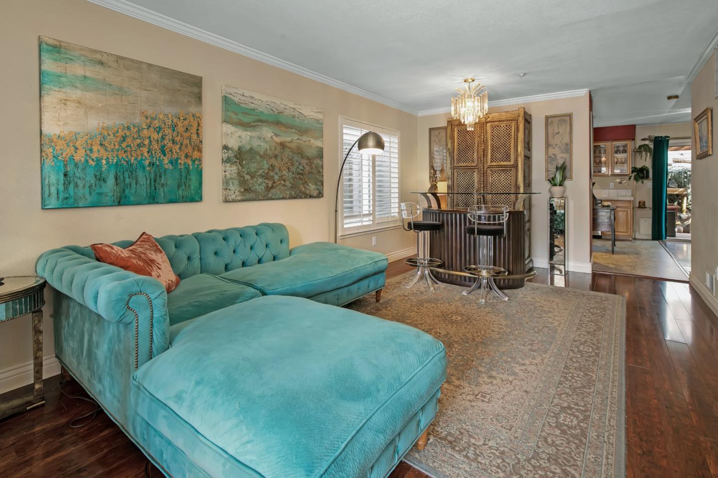 708 Coast Range Drive Scotts Valley, CA 95066 - Photo 5 of 37 a living room with furniture and a large window