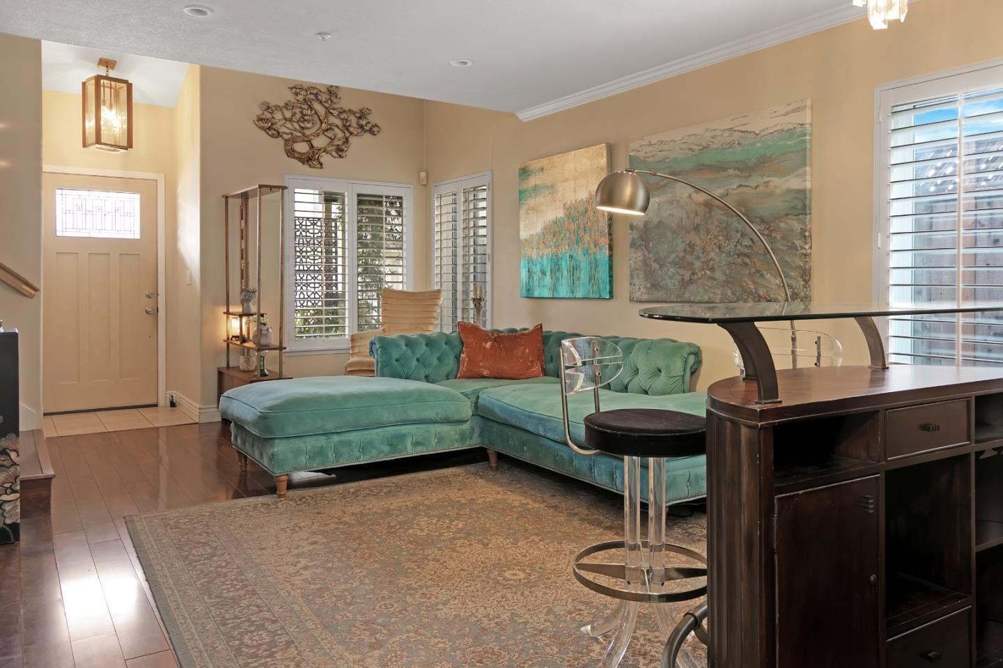 708 Coast Range Drive Scotts Valley, CA 95066 - Photo 7 of 37 a bedroom with furniture and a large window