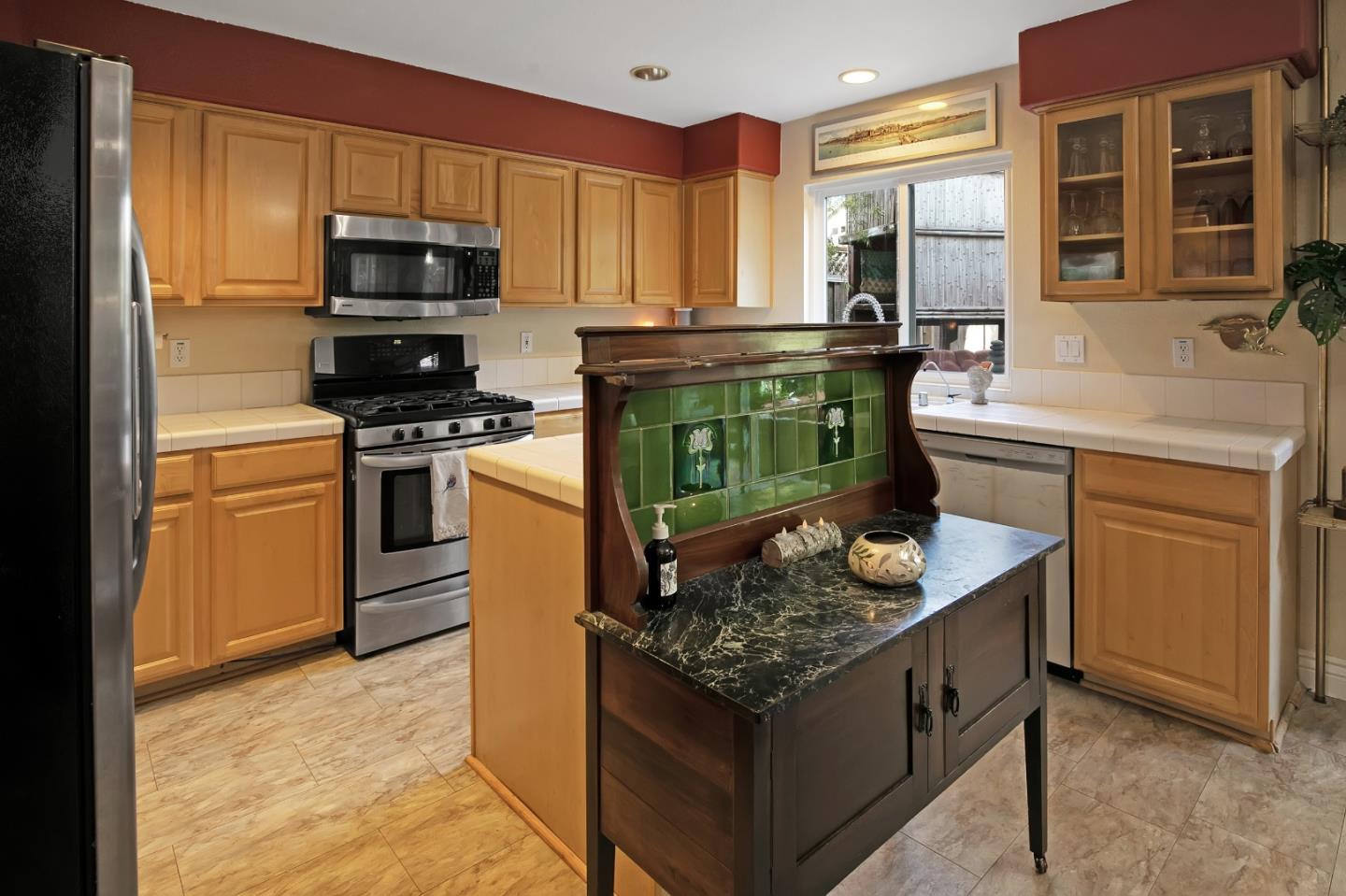 708 Coast Range Drive Scotts Valley, CA 95066 - Photo 10 of 37 a kitchen with a stove and a sink