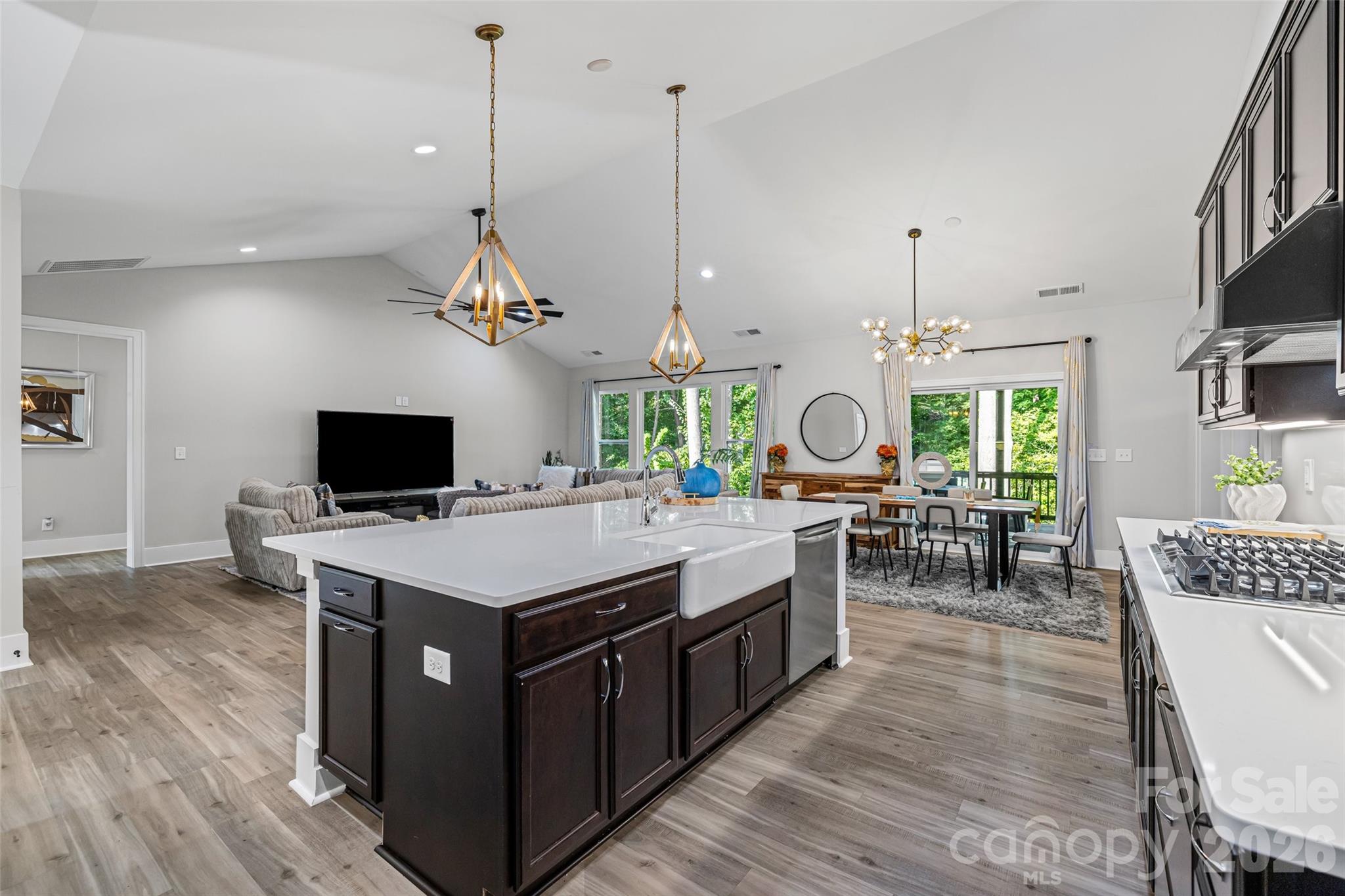 319 Inland Cove Court Clover, SC 29710 - Photo 8 of 47 a view of a living room and dining room