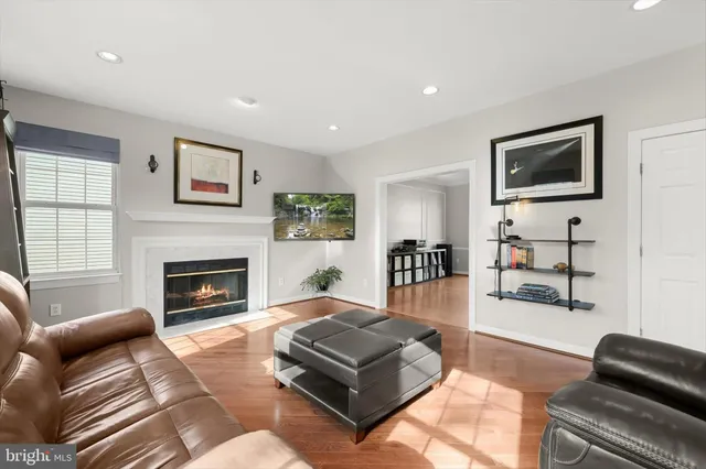 a view of a workspace with furniture and a couch