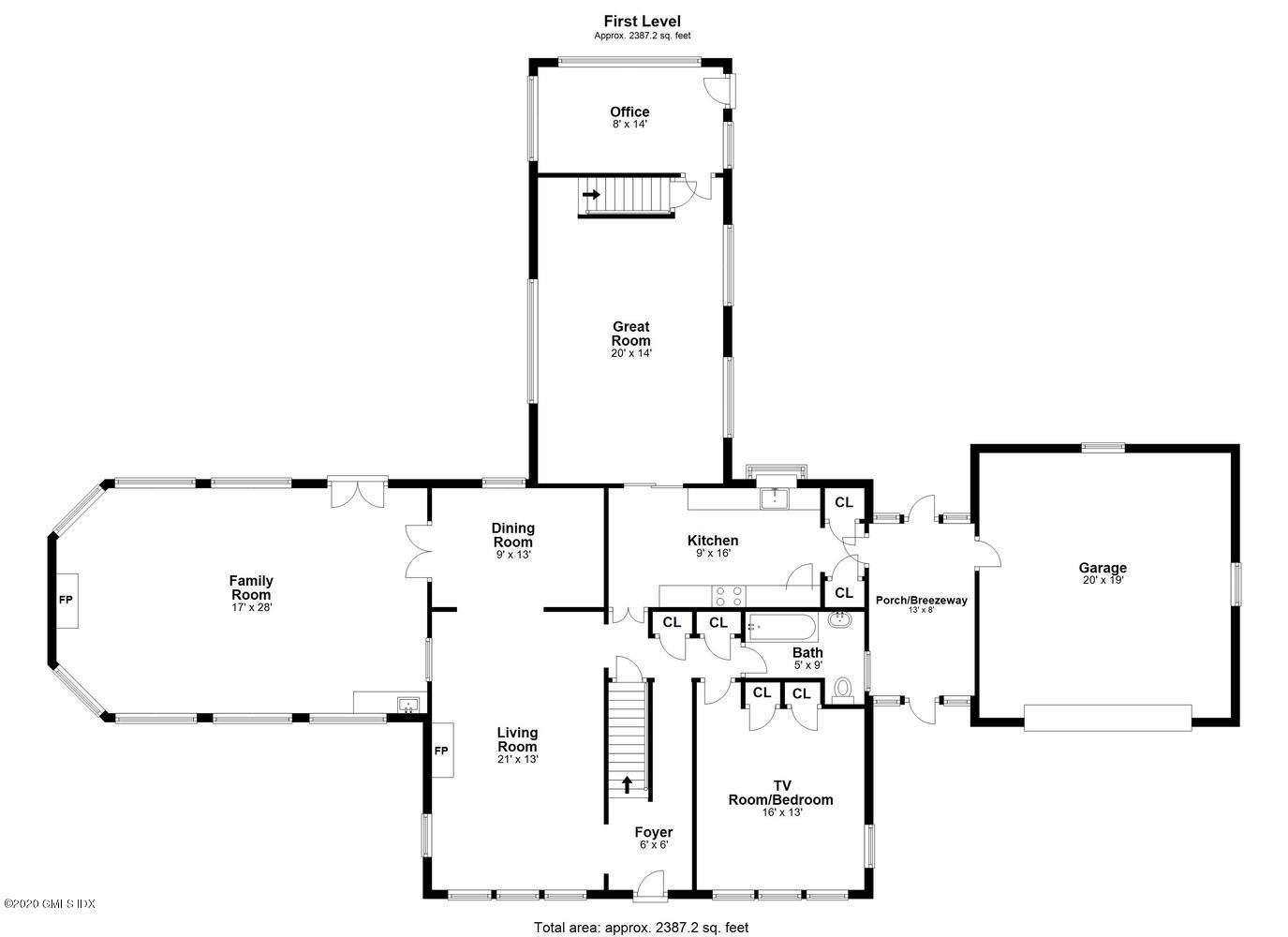 414 Riversville Road Greenwich, CT 06831 - Photo 22 of 26 Drawing First Floor
