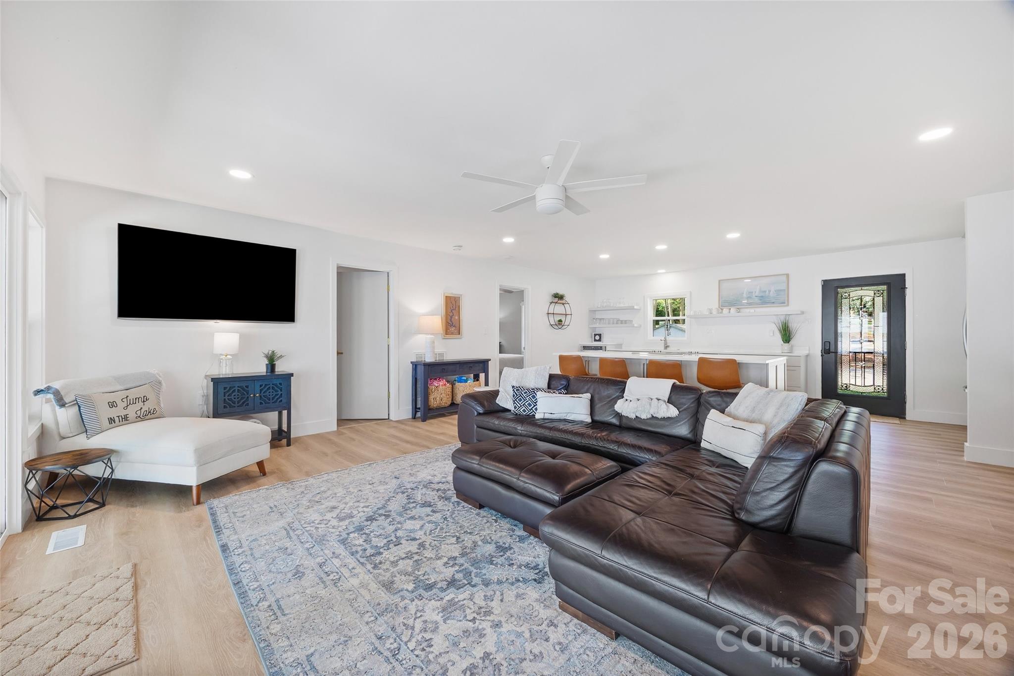 5280 Masons Ferry Road Clover, SC 29710 - Photo 11 of 45 a living room with furniture and a flat screen tv