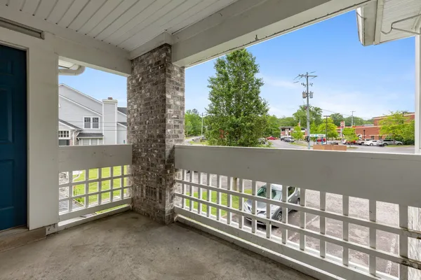 a view of a balcony
