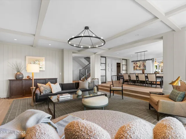 a bathroom with a sink double vanity and a mirror