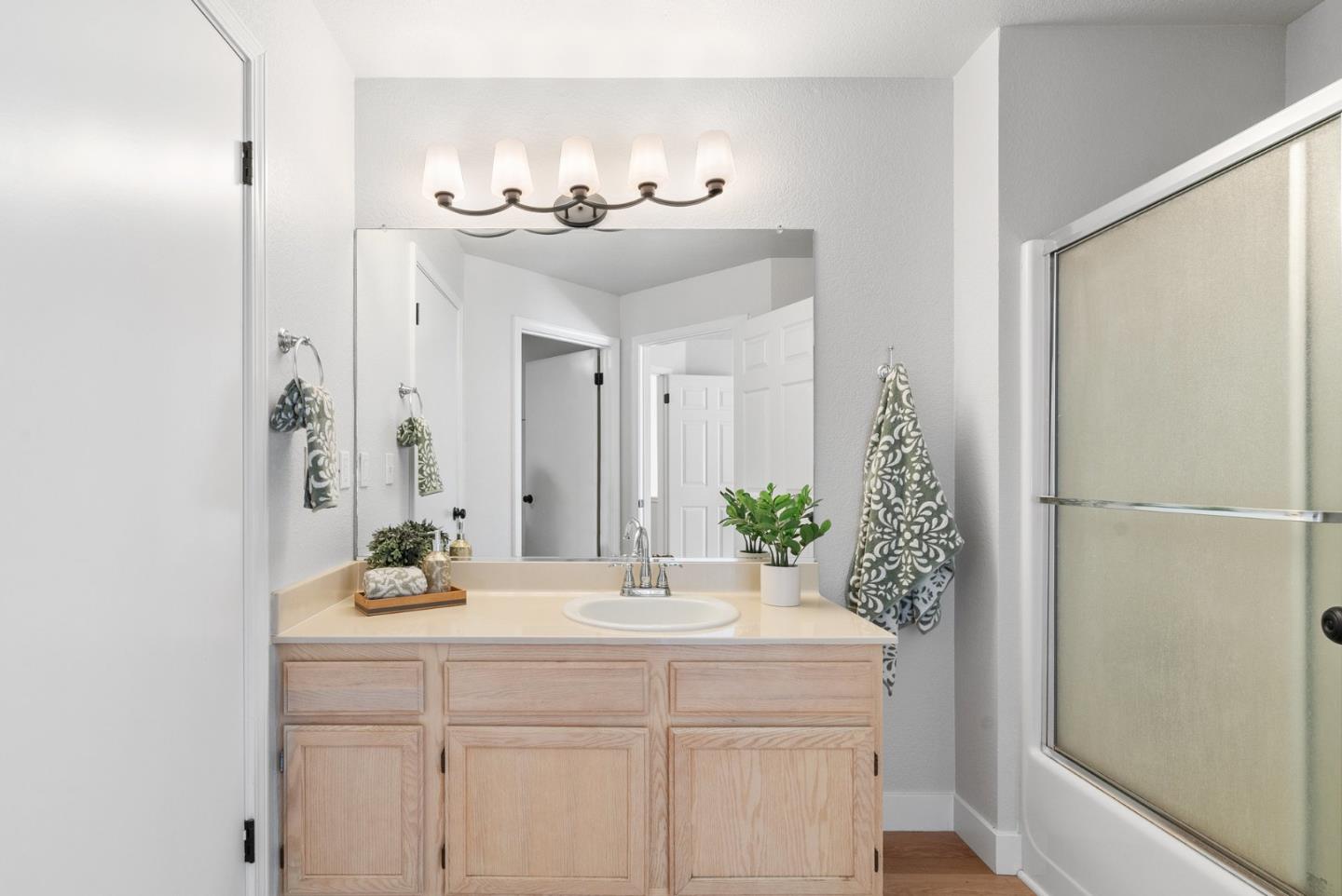 355 Village Creek Road Aptos, CA 95003 - Photo 20 of 41 a bathroom with a sink and a mirror