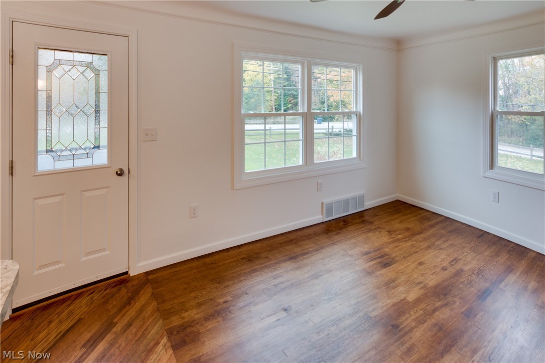38705 Chardon Road Willoughby Hills, OH 44094 - Photo 3 of 35 Spectacular wood floorings - open and clean - everything is new! Gorgeous entry door too - Wide open spaces