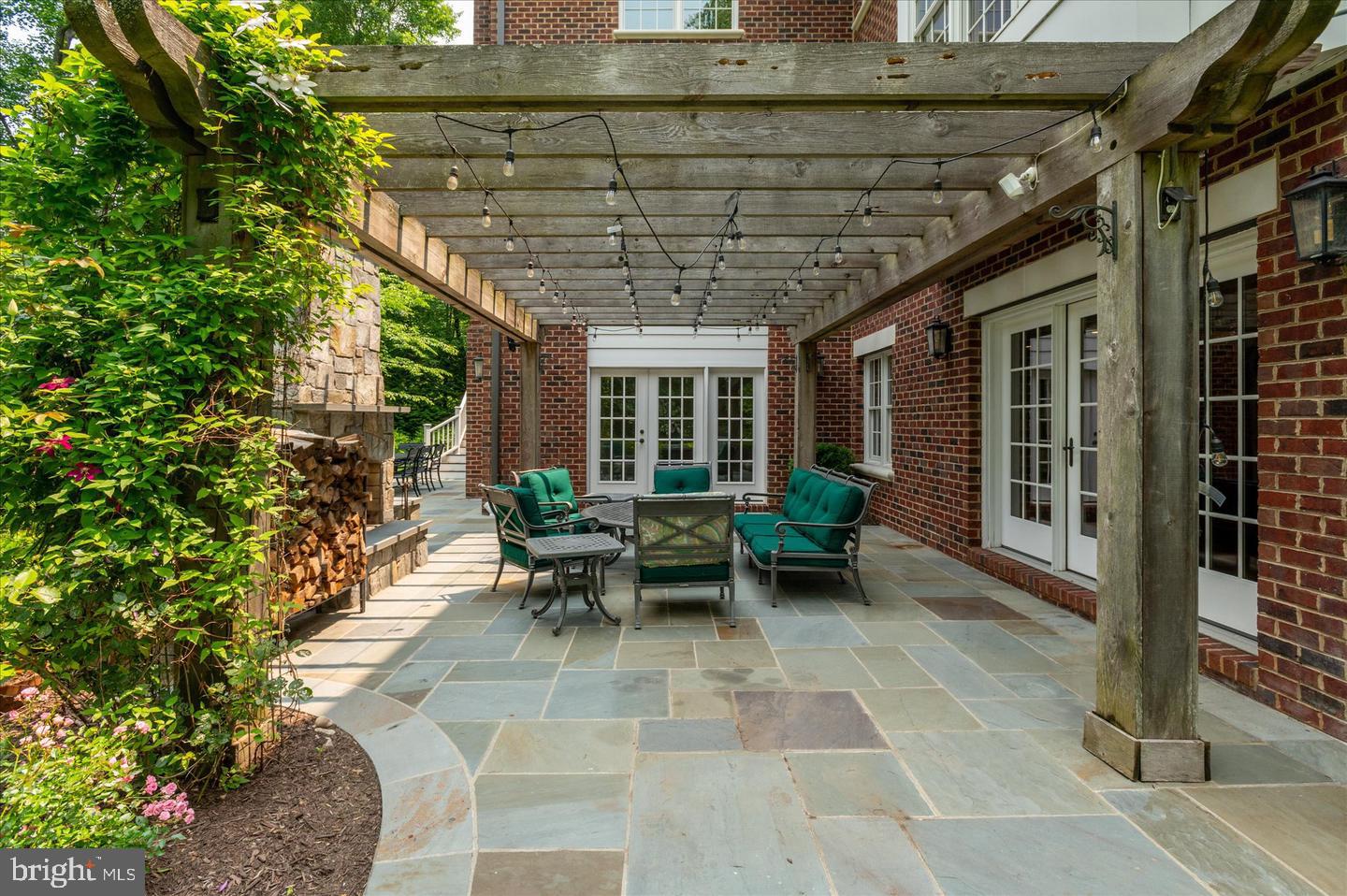 6804 Benjamin Street McLean, VA 22101 - Photo 62 of 76 TERRACE/PERGOLA/SITTING AREA