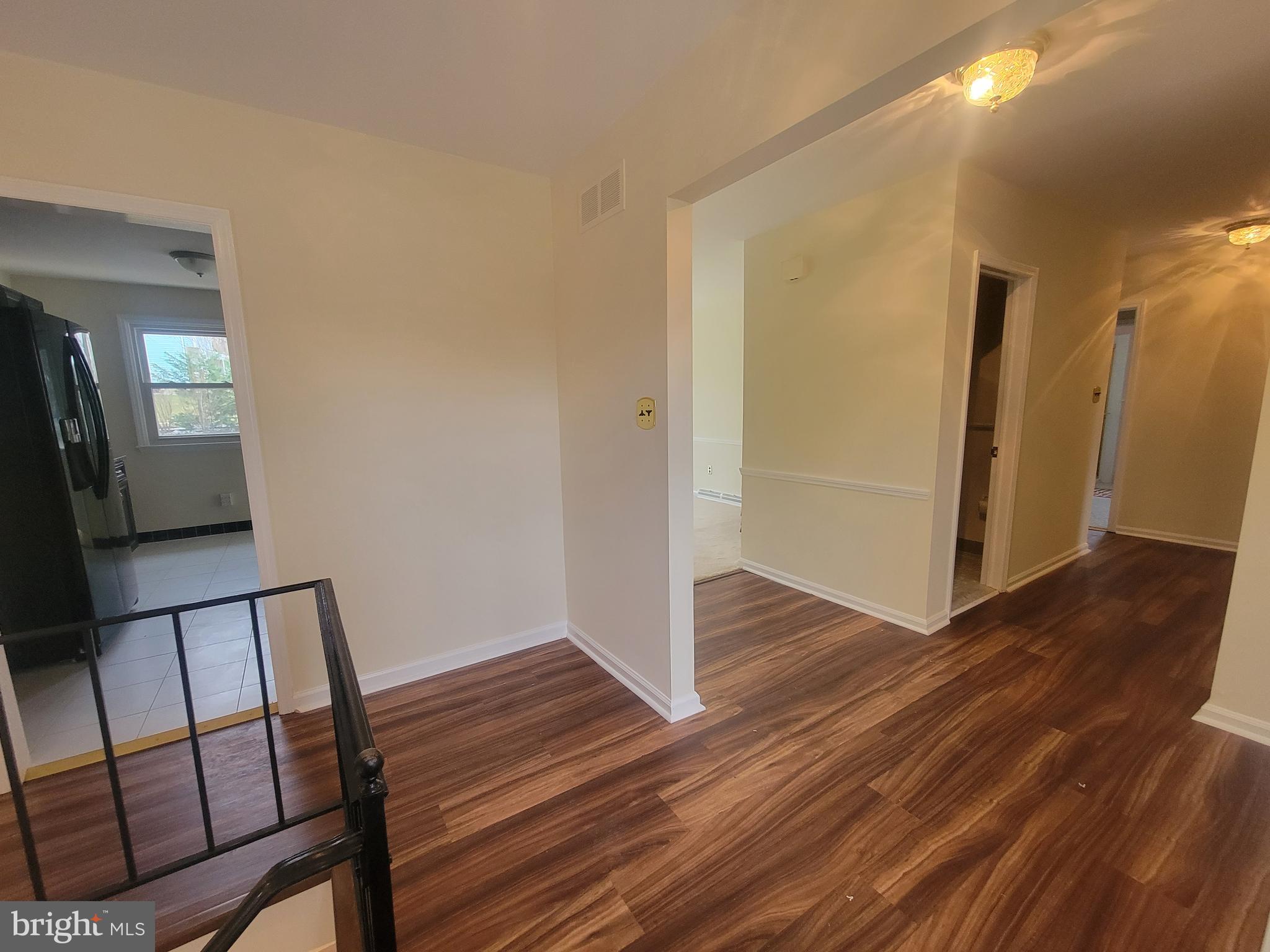 Maintenance-Free Laminate Flooring in Main Hallway