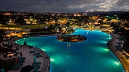 a view of a lake with a mountain
