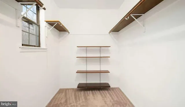 a view of a room with shelf